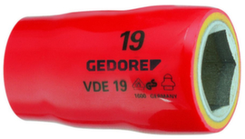 GEDORE VDE 19 30 VDE socket 1/2" hexagon 30 mm