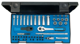 GEDORE 20 LMU-10 Socket set 1/4" UD-IN-IS-PH-PZ-TX-XZN