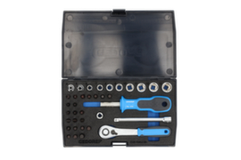 GEDORE D 20 KMU-20 Socket wrench set 1/4" 37-piece UD-IN-IS-PH-PZ-TX