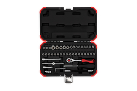 GEDORE R49003046 Socket set 1/4" 4-14mm 46-piece