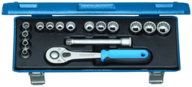 GEDORE D 30 JMU-10 Socket set 3/8" 16-piece UD 6-19 mm