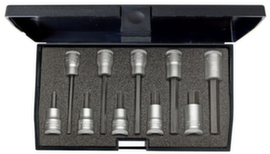GEDORE IN 30 LKM Screwdriver set 3/8" 10-piece hexagon socket 4-10mm