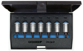 GEDORE ITX 30 PM Screwdriver set 3/8" 7-piece internal TX T20-50