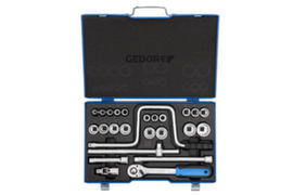 GEDORE D 19 TMU-10 Socket set 1/2" 25-piece UD 10-32 mm