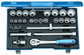 GEDORE D 19 VMU-10 Socket set 1/2" 28-piece UD 10-36 mm