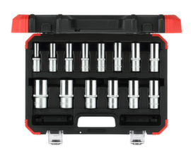 GEDORE RED R61003114 Socket set 1/2" hex 10-32mm 14-piece