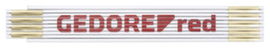 GEDORE R94500002 Wooden folding rule 2m Cl.III Beech
