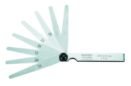 GEDORE 702 13 M feeler gauge compartments 0.05 - 1.00 mm