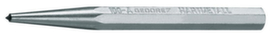 GEDORE 100 A-12 center punch with carbide tip 130x12x4 mm