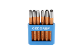 GEDORE 125 B Rivet puller and rivet head set 6-piece set