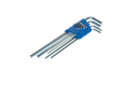 GEDORE H 42 EL-88 Hex key L-wrench set long in holder 8-piece mm