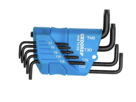 GEDORE H 43 TX-09 Hex key L-wrench set in holder 9-piece TX T7-T40
