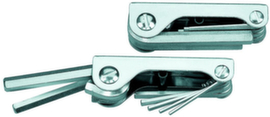 GEDORE SCL 42-70 Hex key L-wrench set in clip 7-piece set 2.5-10 mm