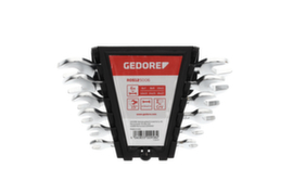 GEDORE R05125006 Double open-end wrench set short SW6-17 mm 6-piece