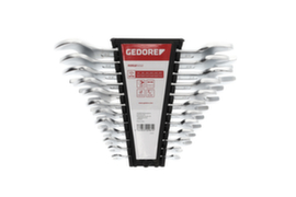 GEDORE R05125012 Double open-end wrench set short SW6-32 mm 12-piece
