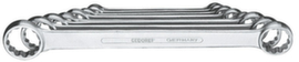 GEDORE 4-8 double ring wrench set 8-piece 6-22 mm