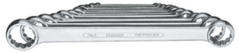 GEDORE 4-120 Double ring wrench set 12-piece 6-32 mm