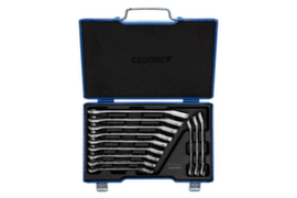 GEDORE 7 UR-012 Set of open-end wrenches with ring ratchet