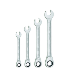 GEDORE S 7 R-04 Set of open-end wrenches with ring ratchet in bag