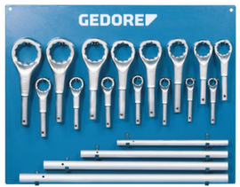 GEDORE 2 ATM Combination wrench set 19-piece 24-85 mm