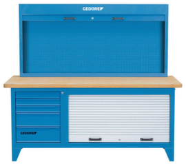GEDORE BR 1500 LH Combination workbench with cabinet