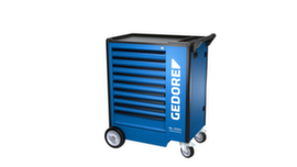 GEDORE 2004 0810 Tool trolley with 9 drawers