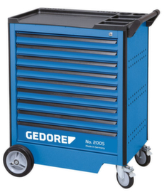 GEDORE 2005 0810 Tool trolley with 9 drawers
