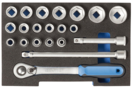 GEDORE 1100 CT1-19 Socket set 1/2" in 1/2 L-BOXX 136 module