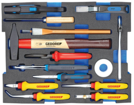 GEDORE 1100 CT2-02 Electrician's assortment 15-piece in 2/2 L-BOXX 136 module