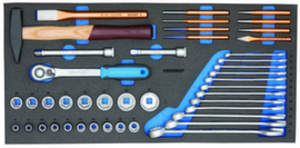 GEDORE 1110 CTB3-01 Tool assortment in CT module 43-piece