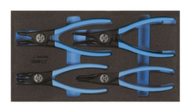 GEDORE 1500 CT1-8000 Assembly pliers set in check tool module