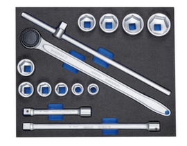 GEDORE 2005 CT3-32 Socket wrench set 3/4" in check tool module