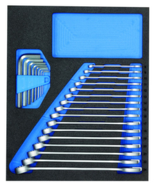 GEDORE TS CT2-7 Combination wrench set in 2/4 check tool module