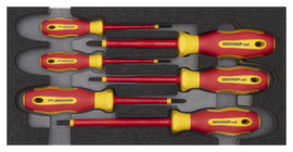 GEDORE R22150016 VDE screwdriver set 2/6 CT module 6-piece