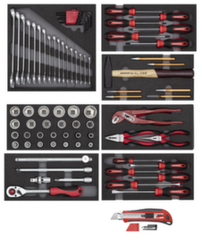GEDORE RED R21010000 Tool set 8x CT modules + cutter 81-piece