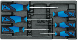GEDORE 1500 ES-2163 TX screwdriver set in 1/3 ES module