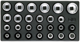 GEDORE 1500 ES-D 19 Set of sockets 1/2"