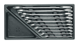 GEDORE 1500 ES-6 double open-end wrench set in 1/3 ES module