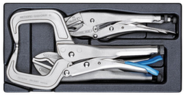 GEDORE 1500 ES-137 Grip pliers assortment in 1/3 ES module