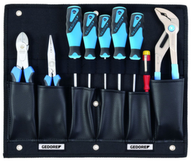 GEDORE 1100 W-001 Tool card with pliers/screwdriver assortment