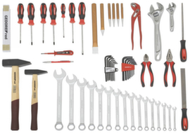 GEDORE R21650059 ALLROUND tool set in 59-piece tool case