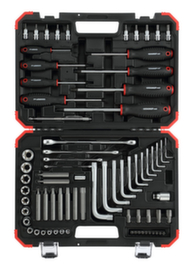GEDORE RED R68003075 TX screwdriver set in case 75-piece set