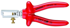 GEDORE VDE 8098-160 VDE wire strippers with immersion insulation 160 mm