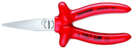 GEDORE VDE 8120-160 VDE Flat nose pliers with immersion insulation 160 mm