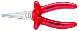 GEDORE VDE 8122-160 VDE round nose pliers with dipped insulation 160 mm
