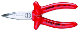 GEDORE VDE 8132 AB-160 VDE Round nose pliers with dipped insulation 160 mm