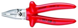 GEDORE VDE 8250-180 VDE power combination pliers with immersion insulation 180 mm