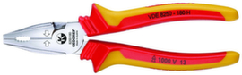 GEDORE SB VDE 8250-180 H VDE Power Combination Pliers with sheath insulation 180 mm