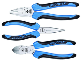 GEDORE S 8003 JC Pliers set KBZ.SEITS.FLARU. 3K 3-piece