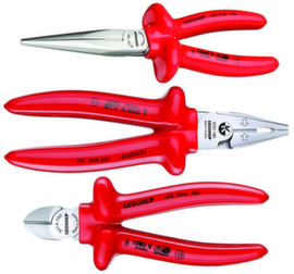GEDORE VDE S 8003 VDE pliers set with immersion insulation